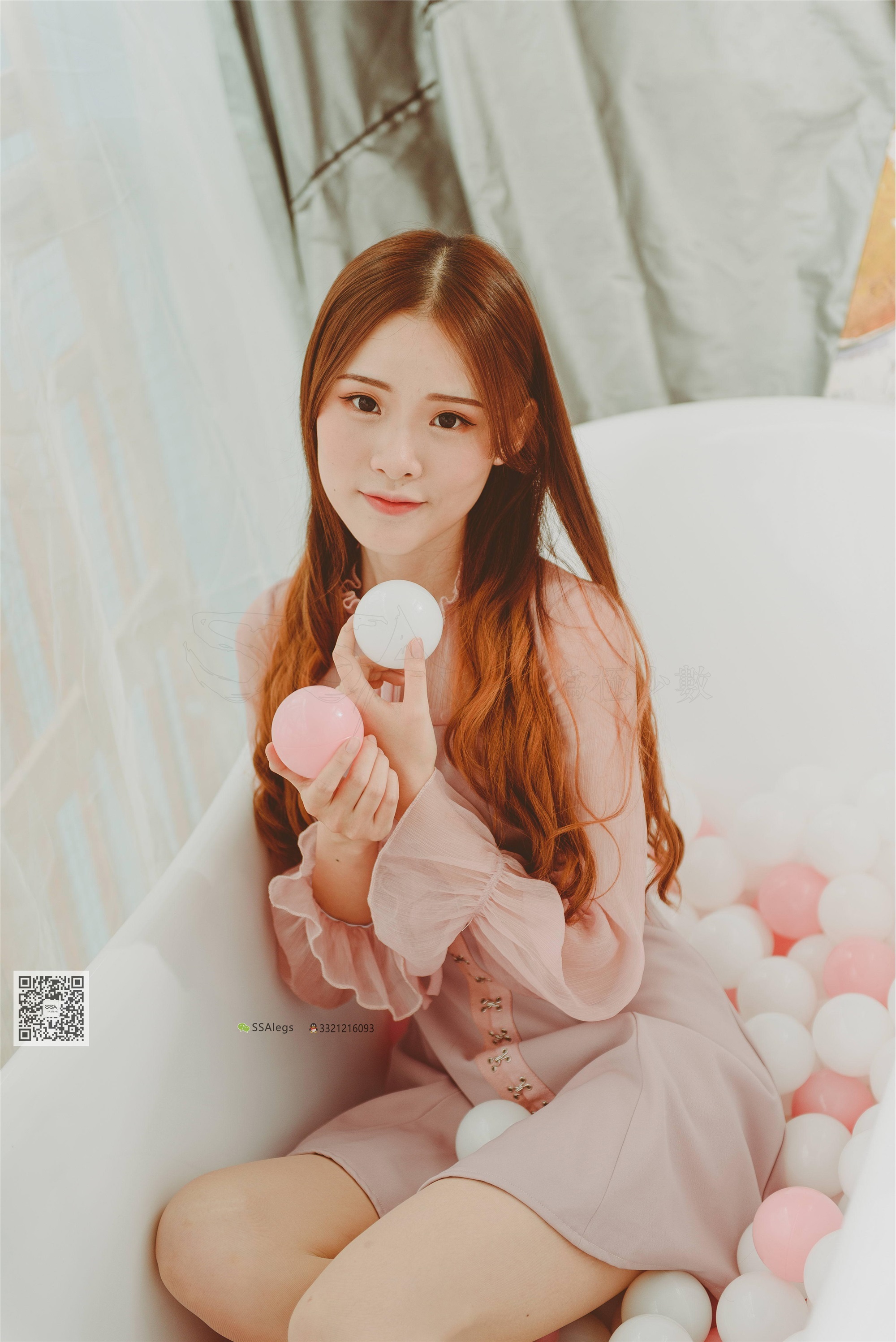 SSA丝社 NO.002 纯-琪琪丝足浴缸小清新